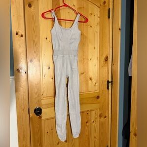 FP Movement by Free People Light Gray Jumpsuit